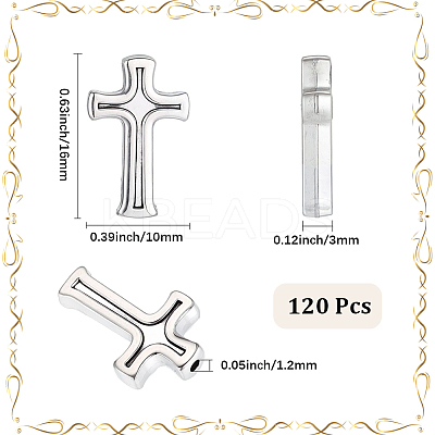120Pcs Tibetan Style Alloy Beads FIND-PA0001-92-1