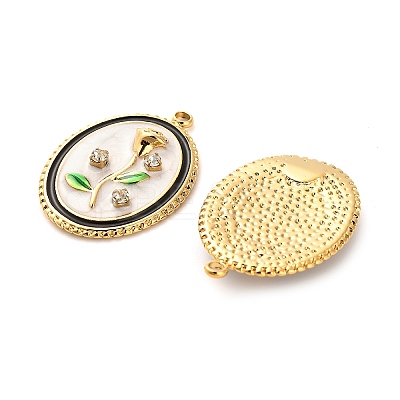 304 Stainless Steel Enamel  Pendants STAS-B084-07G-02-1