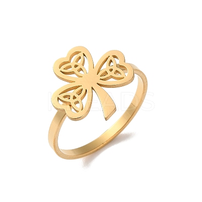 304 Stainless Steel Finger Rings RJEW-L129-04G-1