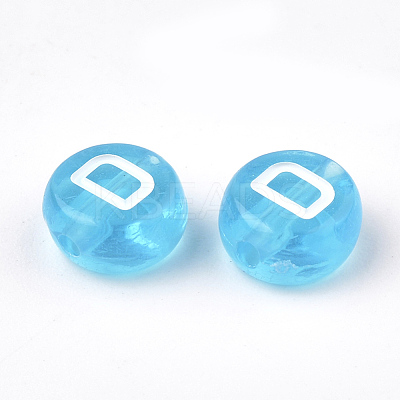 Transparent Acrylic Beads TACR-N002-04F-1