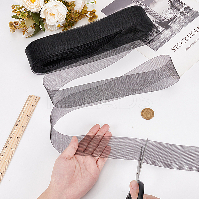Polyester Hard Horsehair Braid Boning OCOR-WH0082-242A-1