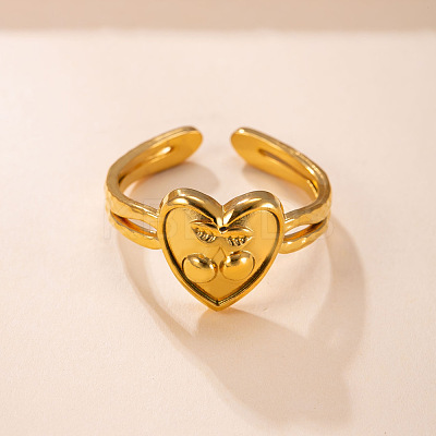 304 Stainless Steel Cuff Open Rings WG5D67B-01-1