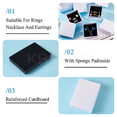 Rhombus Textured Cardboard Gift Storage Boxes CON-TAC0010-03A-01-1