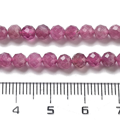 Natural Red Tourmaline Beads Strands G-B109-A01-01-1
