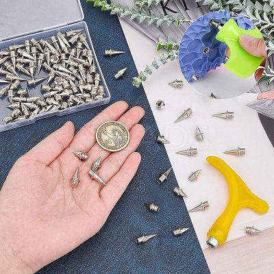 100Pcs Steel Nail Buckles FIND-CA0003-62-1