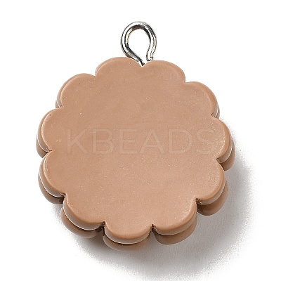 Opaque Resin Pendants RESI-C037-01A-1