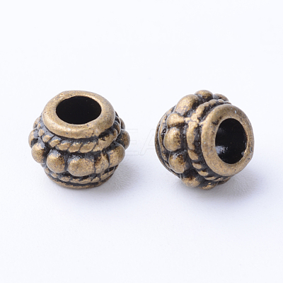 Tibetan Style Alloy Beads X-TIBE-Q063-145AB-NR-1