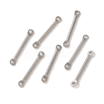 Non-Tarnish 304 Stainless Steel Connector Charms STAS-Q323-04D-P-1