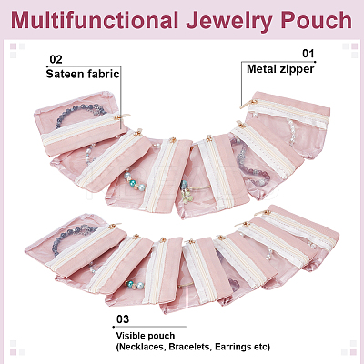 Velvet Clutch Zipper Bags AJEW-WH0270-758-1