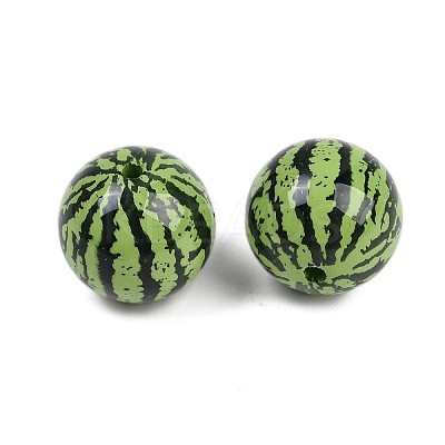 Opaque Acrylic Beads MACR-C036-01B-1