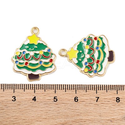 Christmas Theme Rack Plating Alloy Pendants FIND-M020-04G-03-1