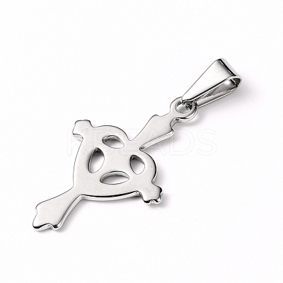 Non-Tarnish 304 Stainless Steel Pendants STAS-L210-16P-1
