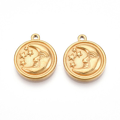 304 Stainless Steel Pendants STAS-N109-106G-1