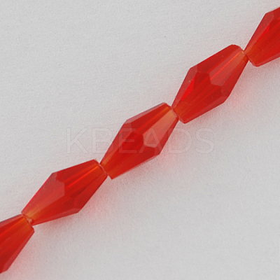 Glass Beads Strands GLAA-R026-8x4mm-03-1