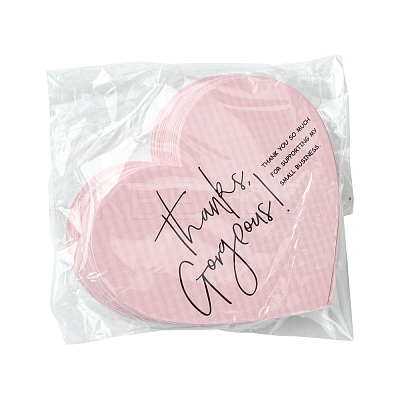 1 Bag Coated Paper Thank You Greeting Card DIY-FS0007-87-1