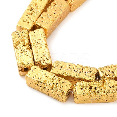 Electroplated Synthetic Non-Magnetic Hematite Beads Strands G-U003-15A-1