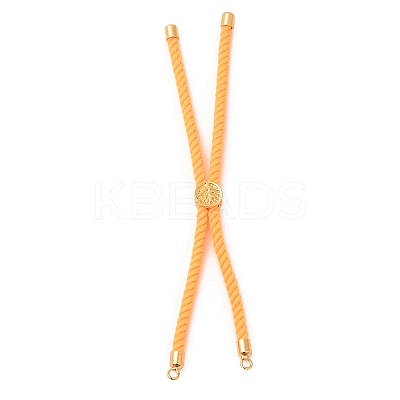 Twisted Nylon Cord Silder Bracelets DIY-B066-03G-12-1