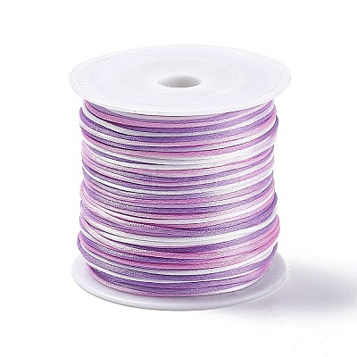 Segment Dyed Nylon Rattail Satin Cords NWIR-A008-01B-1