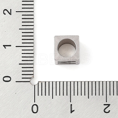 Tarnish Resistant 201 Stainless Steel European Beads LS-STAS-M058-01M-P-1