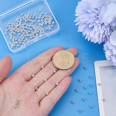 160Pcs Brass Spacer Beads KK-PH0014-56-1