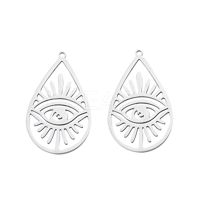Non-Tarnish 201 Stainless Steel Pendants STAS-N090-LA900-1-1