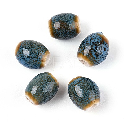 Handmade Porcelain Ceramic Beads PORC-T134-02C-1