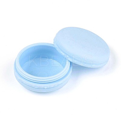 Portable Plastic Candy Color Mini Cute Macarons Jewelry Ring/Necklace Carrying Case CON-ZX009-04B-1
