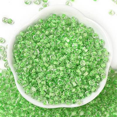 Transparent Inside Colours Glass Seed Beads X1-SEED-A032-04C-1