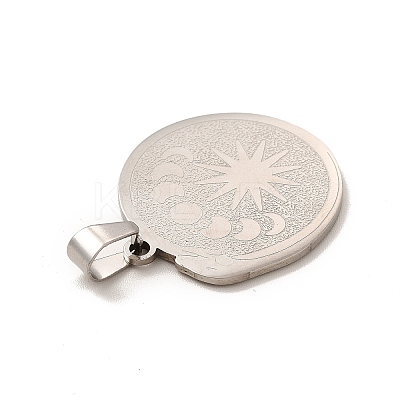 Non-Tarnish 201 Stainless Steel Pendants LS-STAS-B037-04P-1
