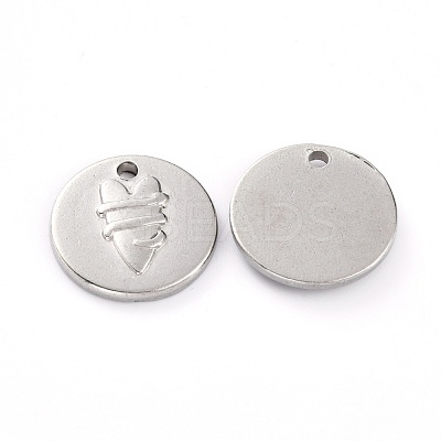 Non-Tarnish 304 Stainless Steel Pendants STAS-G242-17P-1