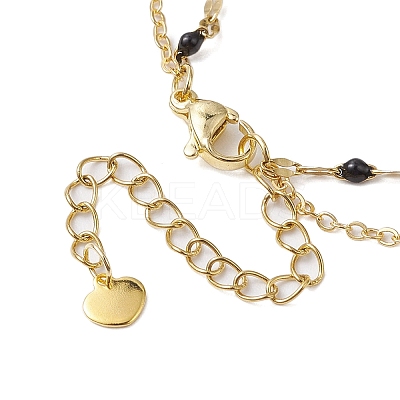304 Stainless Steel Double Layer Chain Anklets AJEW-AN00632-05-1