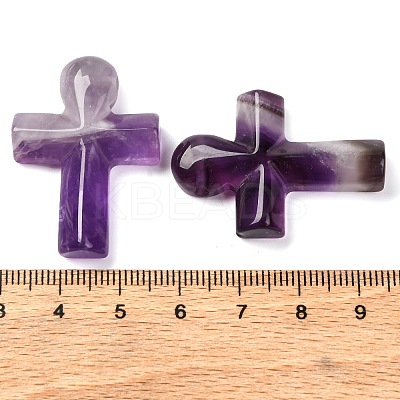 Natural Amethyst Pendants G-B122-02J-1