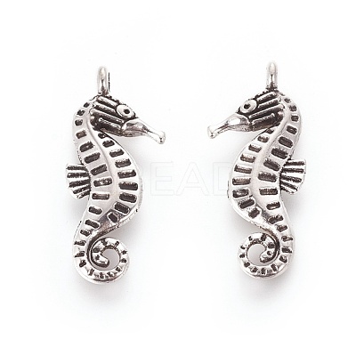 Tibetan Style Alloy Charms TIBEP-A19239-AS-NR-1