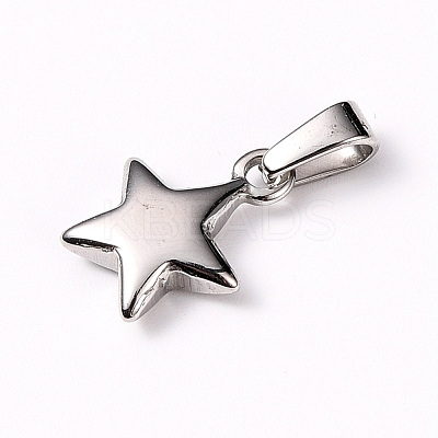 Tarnish Resistant 304 Stainless Steel Charms STAS-I127-067P-1