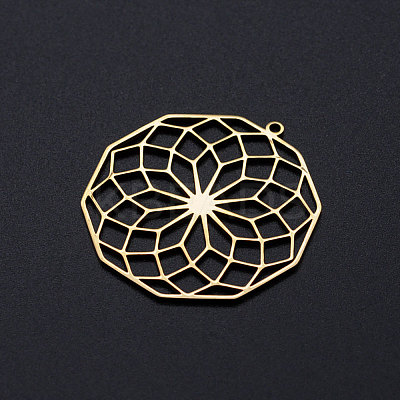 201 Stainless Steel Filigree Charms STAS-T049-T693-2-1