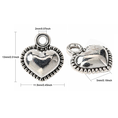 Tibetan Style Alloy Charms TIBE-Q050-163AS-LF-1