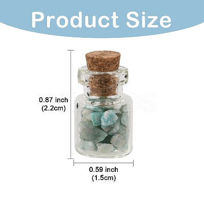51.5G 20 Styles Natural Gemstone Chips Beads G-YW0002-32-1