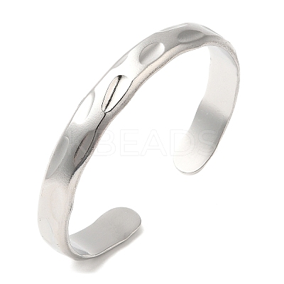 Non-Tarnish 304 Stainless Steel Cuff Bangles LS-BJEW-K267-03P-1