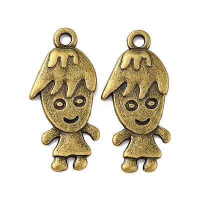 Tibetan Style Alloy Pendants TIBEP-EA13550Y-AB-LF-1