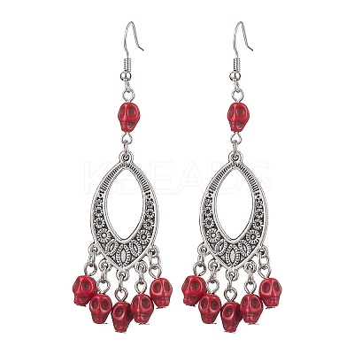 2 Pairs Brass Dangle Earrings EJEW-JE05890-03-S-1