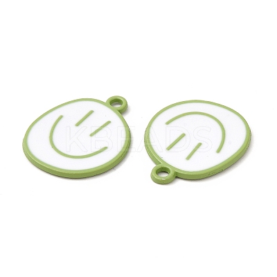 Spray Painted Alloy Pendants FIND-C016-01-1