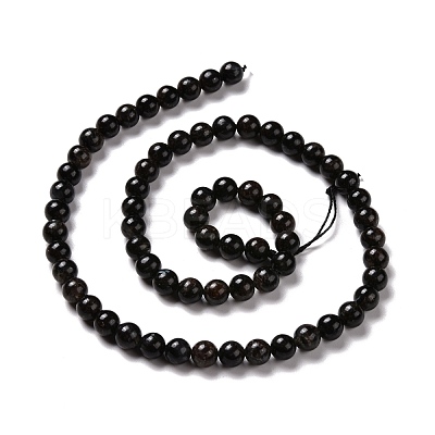 Natural Astrophyllite Beads Strands G-A202-01A-1