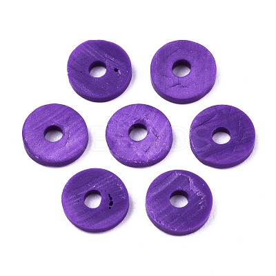 Handmade Polymer Clay Beads CLAY-Q251-8.0mm-98-1