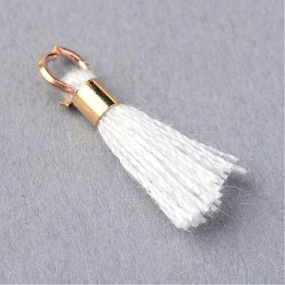 Polycotton(Polyester Cotton) Tassel Pendant Decorations OCOR-S102-20-1