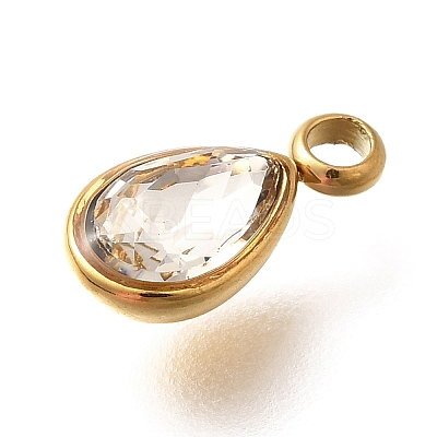 304 Stainless Steel Pendants STAS-Q346-04G-04-1