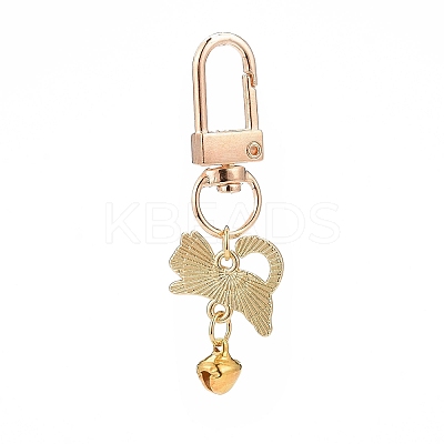 Cat & Fishbone Shape Alloy Enamel Charms Keychain KEYC-JKC00431-01-1