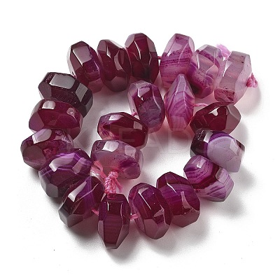 Natural Agate Beads Strands G-K392-A09-1