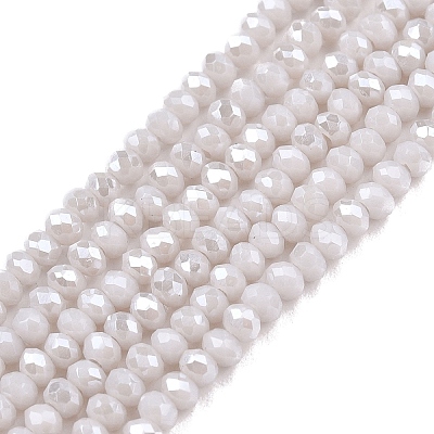 Electroplate Glass Beads Strands EGLA-A044-P1mm-A19-1