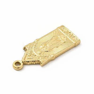 304 Stainless Steel Pendants STAS-M305-02G-1