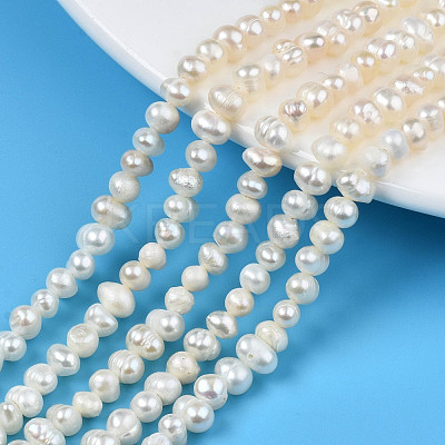 Natural Cultured Freshwater Pearl Beads Strands PEAR-N013-04B-1